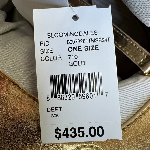 Themoire Tia Pinatex Fabric Clutch - Gold - Picture 9 of 9